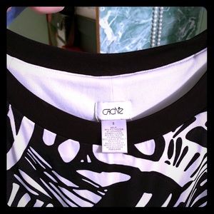 Black and white dress